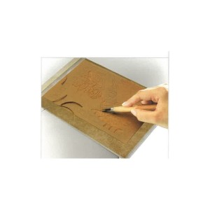 Tavoletta in legno con fermi, area di lavoro cm 22x31 - CWR