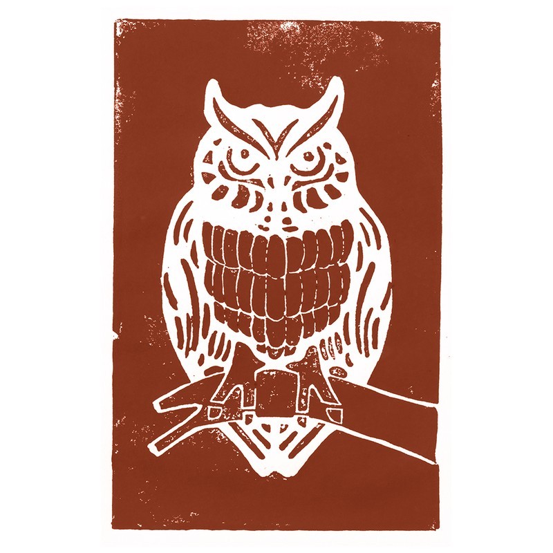Aqua-Linoprint terra di Siena bruciata - Schmincke