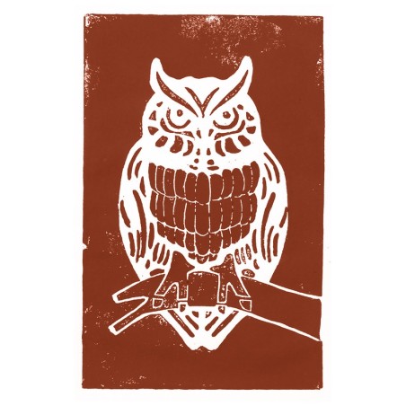 Aqua-Linoprint terra di Siena bruciata - Schmincke