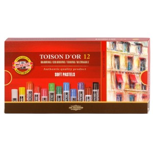 Pastelli morbidi in scatola da 12 - Koh-I-Noor Toison d'Or