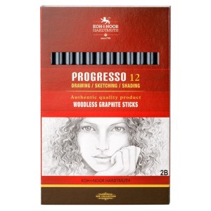 Matita tutta mina grafite gradazione HB, al pezzo - Koh-I-Noor Progresso