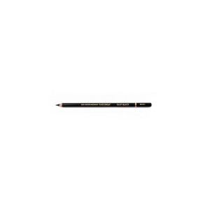 Matita creta Negro sezione tonda, gradazione morbida, al pezzo - Koh-I-Noor Gioconda Negro