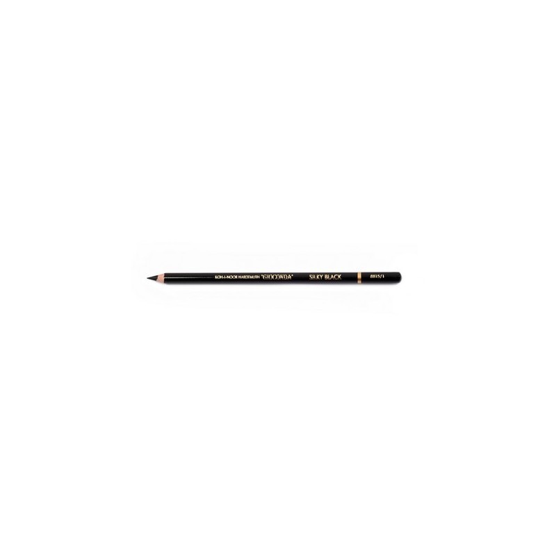 Matita creta Negro sezione tonda, gradazione morbida, al pezzo - Koh-I-Noor Gioconda Negro
