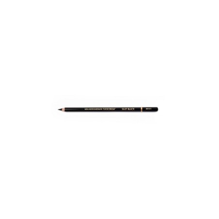 Matita creta Negro sezione tonda, gradazione morbida, al pezzo - Koh-I-Noor Gioconda Negro