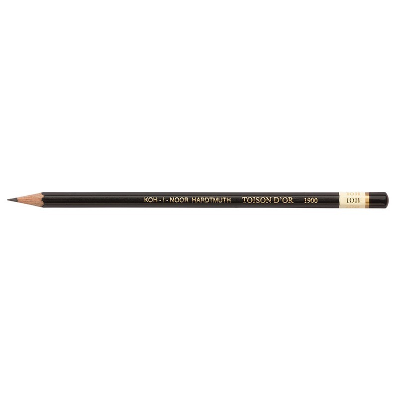 Matita grafite esagonale gradazione 8B, mina mm 2,5, sfusa al pezzo - Koh-I-Noor Toison d Or