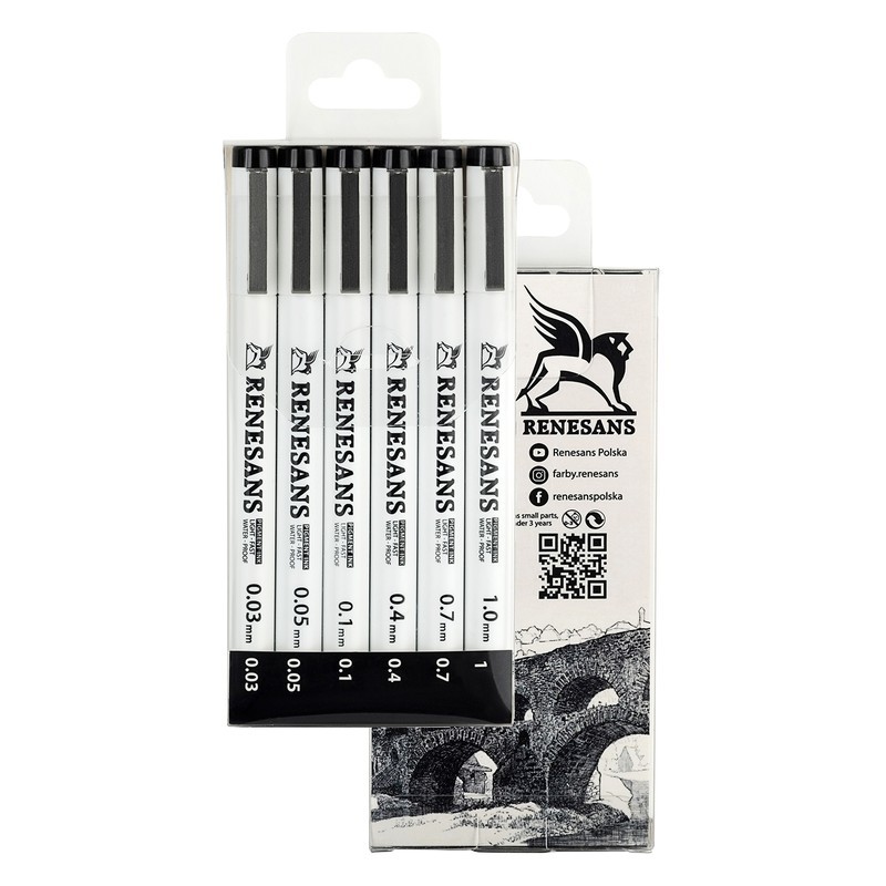 Set completo 6 outline pen - DR