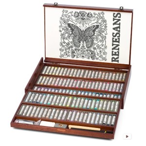 Cassetta legno elegante Renesans, 119 colori con cassettino