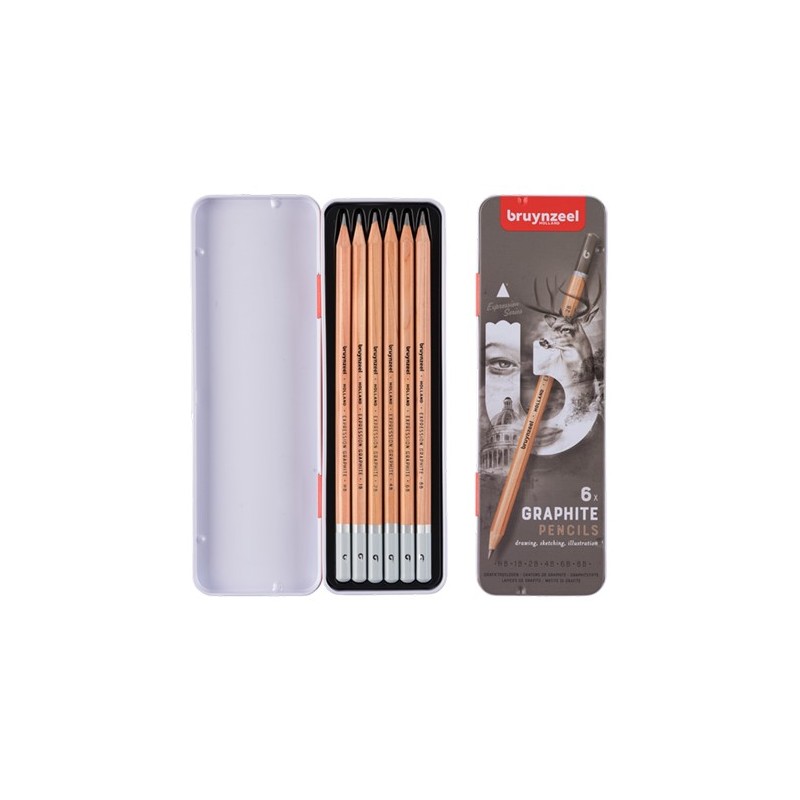 Matite grafite Expression Bruynzeel - 6 pz