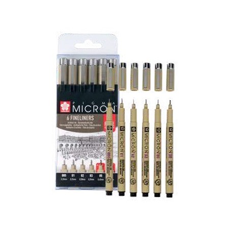 Set 6 pennarelli Pigma Micron SAKURA