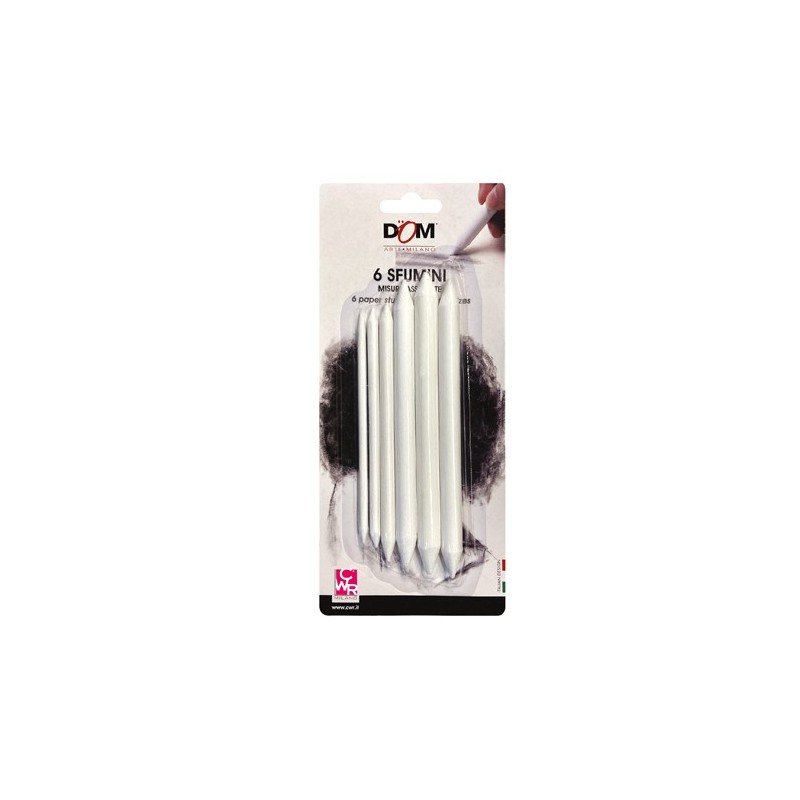 CWR cw10558, set di 6 sfumini in carta pressata, misure assortite
