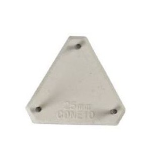 Ktr25 Triangolo porcellana cm.2,5