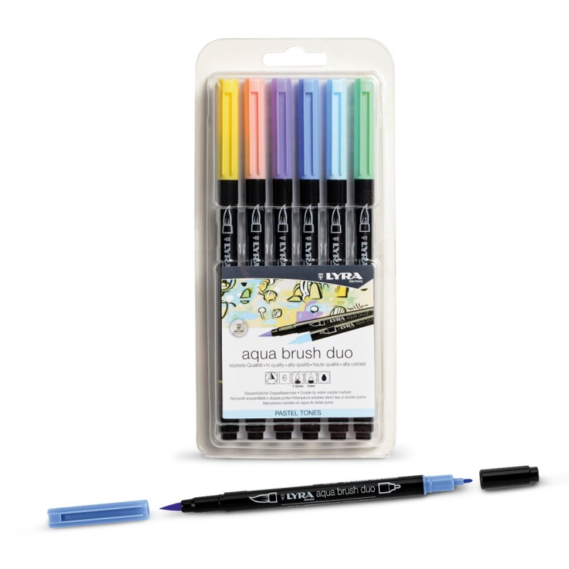 Lyra Aqua Brush Duo PASTEL SET