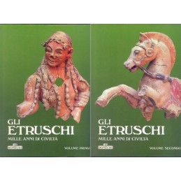 Gli Etruschi mille anni di Civiltà - 2 volumi