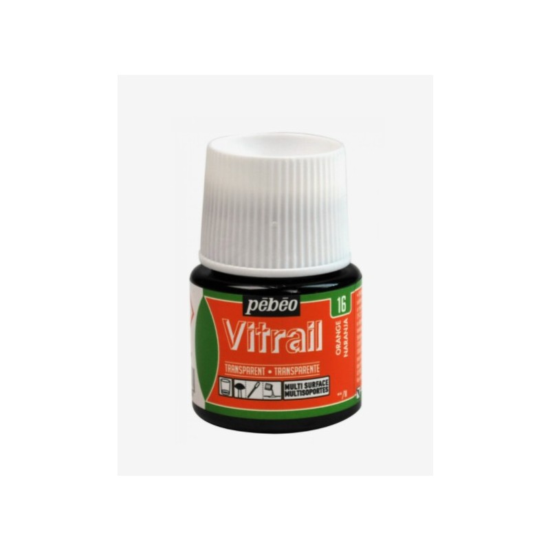 16 Arancio Vitrail Trasparente - Pébéo