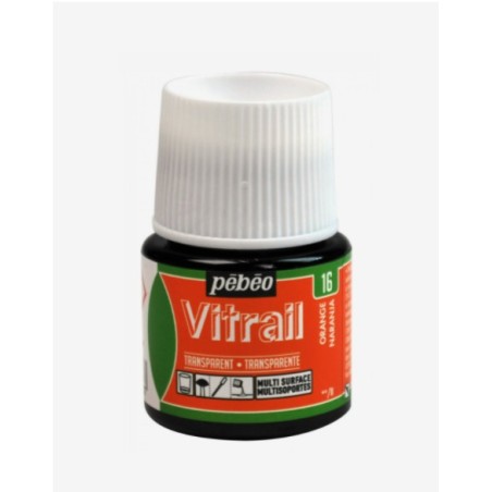 16 Arancio Vitrail Trasparente - Pébéo