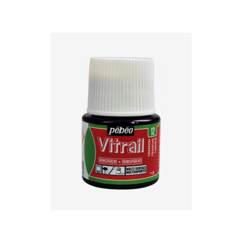 12 Cremisi Vitrail Trasparente - Pébéo
