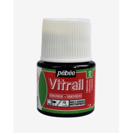 12 Cremisi Vitrail Trasparente - Pébéo