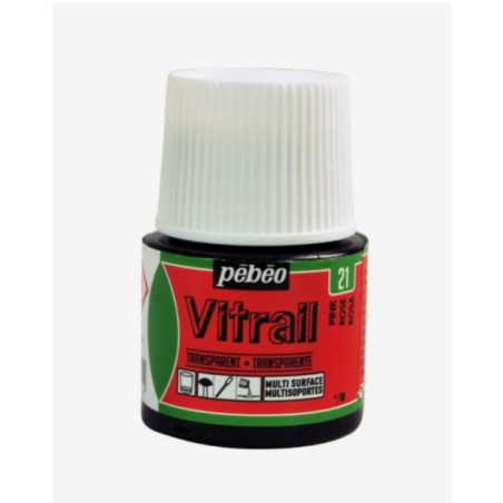 21 Rosa Vitrail Trasparente - Pébéo