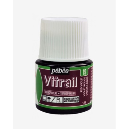 19 Viola Rosso Vitrail Trasparente - Pébéo