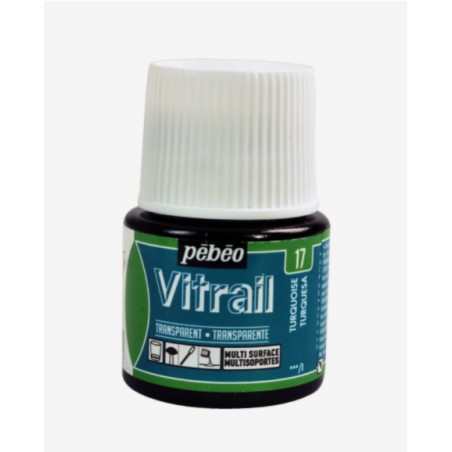 17 Blu Turchese Vitrail Trasparente - Pébéo