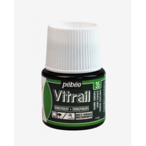 35 Verde Scuro Vitrail Trasparente - Pébéo