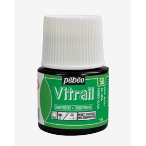 58 Verde Vivo Vitrail Trasparente - Pébéo