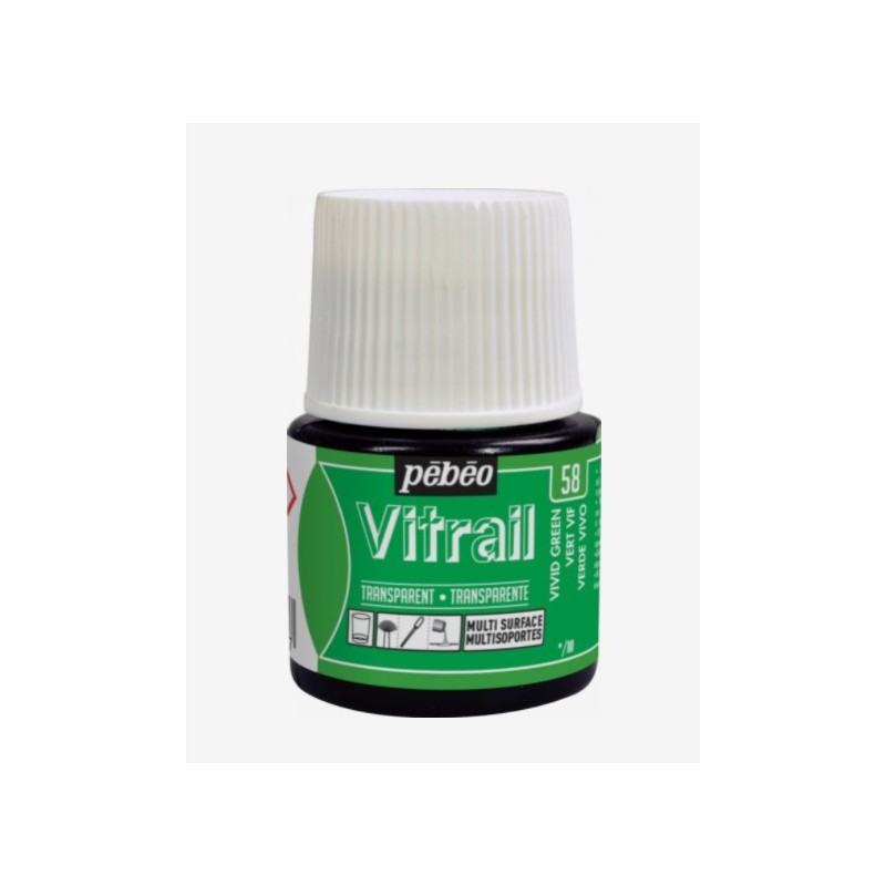 58 Verde Vivo Vitrail Trasparente - Pébéo