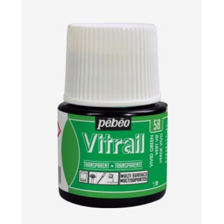58 Verde Vivo Vitrail Trasparente - Pébéo