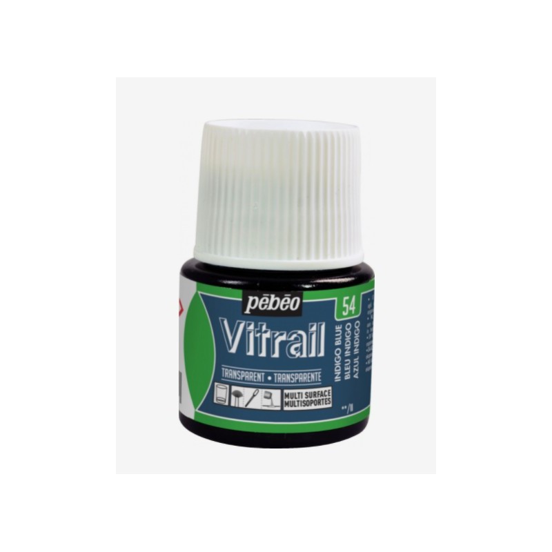 54 Indaco Vitrail Trasparente - Pébéo