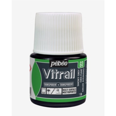 60 Grigio Fumo Vitrail Trasparente - Pébéo