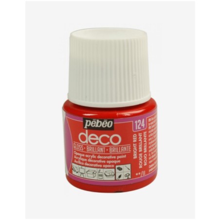124 Rosso Brillante Deco Brillante - Pébéo