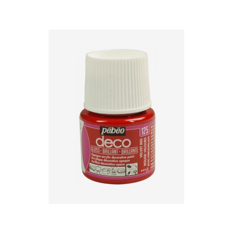 125 Rosso Velluto Deco Brillante - Pébéo
