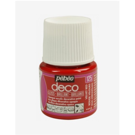 125 Rosso Velluto Deco Brillante - Pébéo
