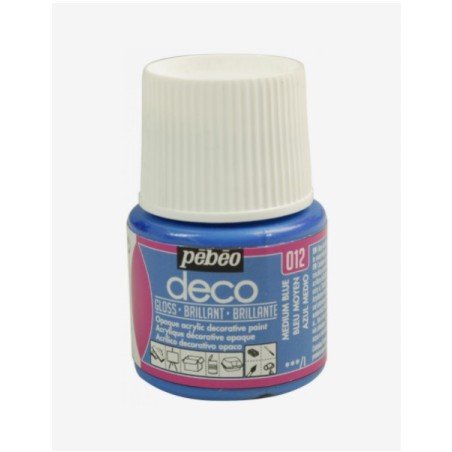 012 Blu Medio Deco Brillante - Pébéo