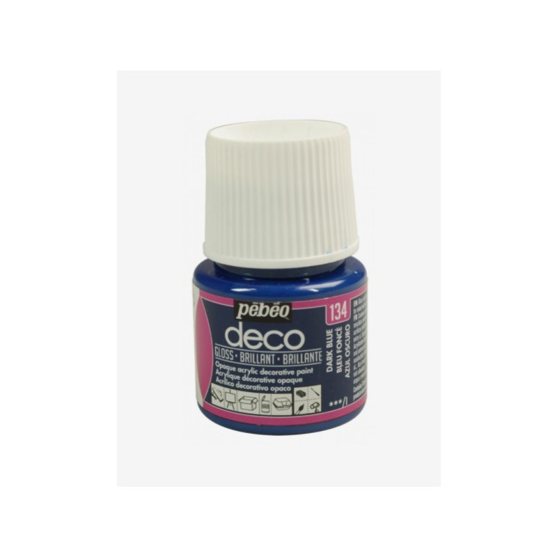 134 Blu Scuro Deco Brillante - Pébéo