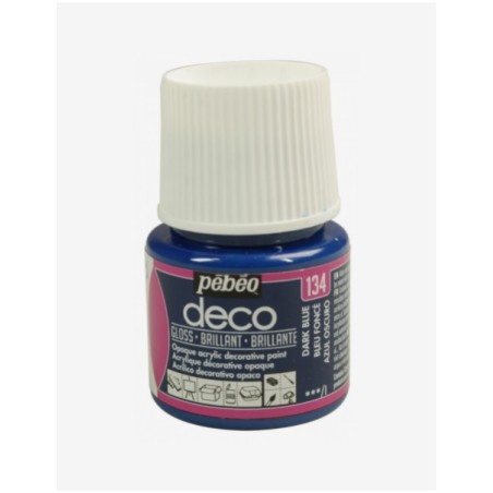 134 Blu Scuro Deco Brillante - Pébéo