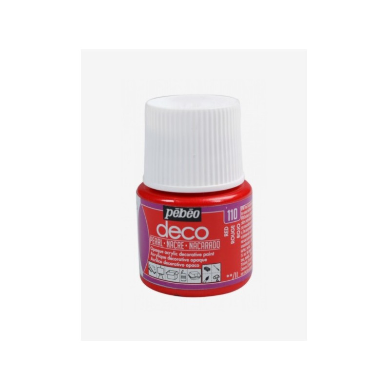 110 Rosso Deco Nacrè - Pébéo