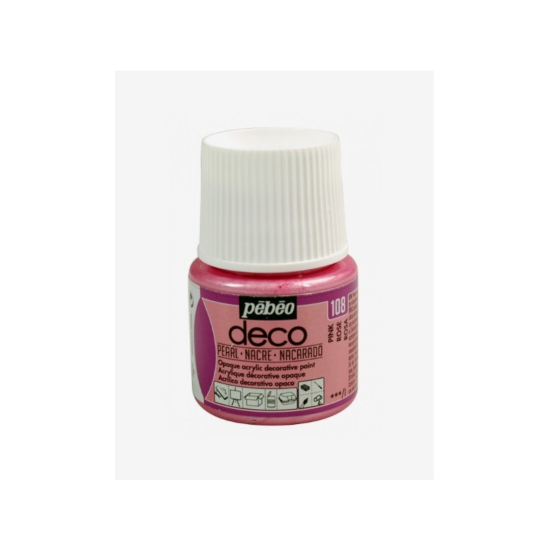 108 Rosa Deco Nacrè - Pébéo