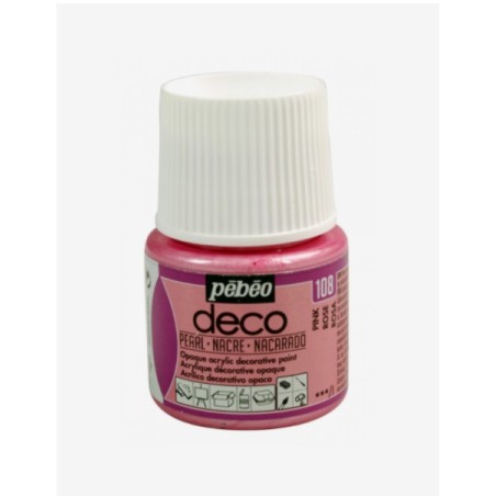 108 Rosa Deco Nacrè - Pébéo