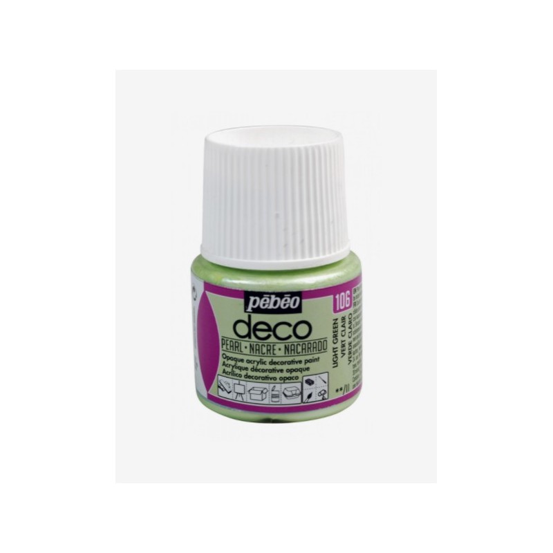 106 Verde Chiaro Deco Nacrè - Pébéo