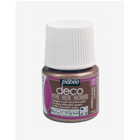 121 Marron Glacé Deco Nacrè - Pébéo