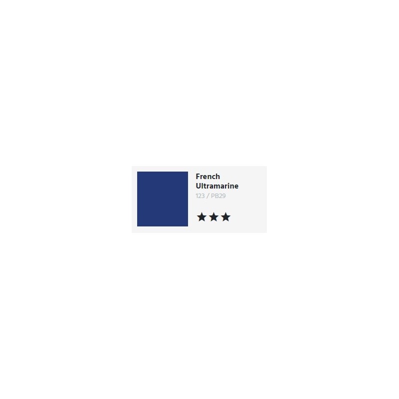 123 French Ultramarine - Georgian Olio all'Acqua