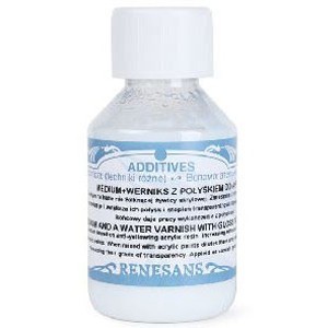Medium e Vernice Brillante all'acqua - RENESANS