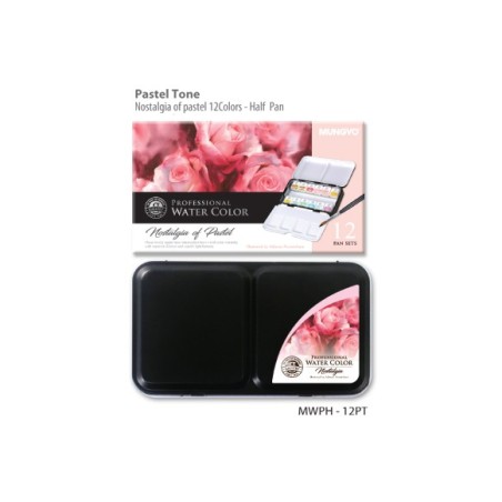 CW11476/P Acquarelli Tonalità pastelli professional 12pz
