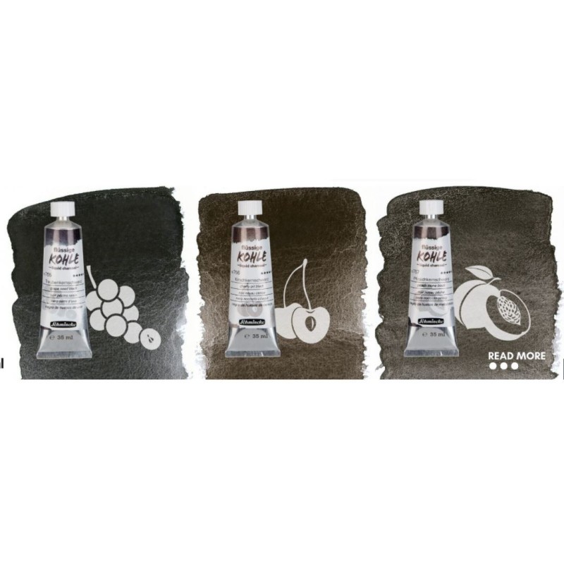 Liquid charcoal set 3 pz
