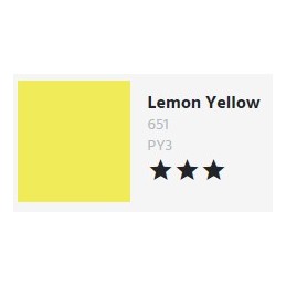 651 Lemon Yellow - Aquafine Ink