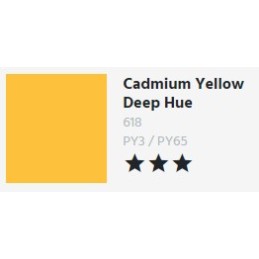 618 Cadmium Yellow Deep Hue - Aquafine Ink