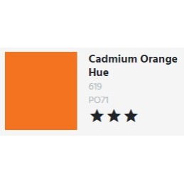 619 Cadmium Orange Hue - Aquafine Ink