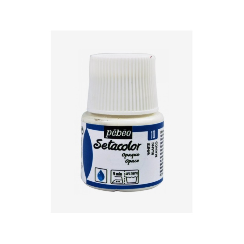 10 Bianco Setacolor Opaco - Pébéo
