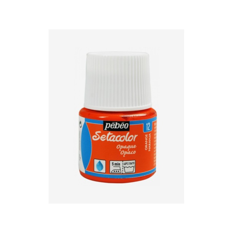 12 Arancione Setacolor Opaco - Pébéo